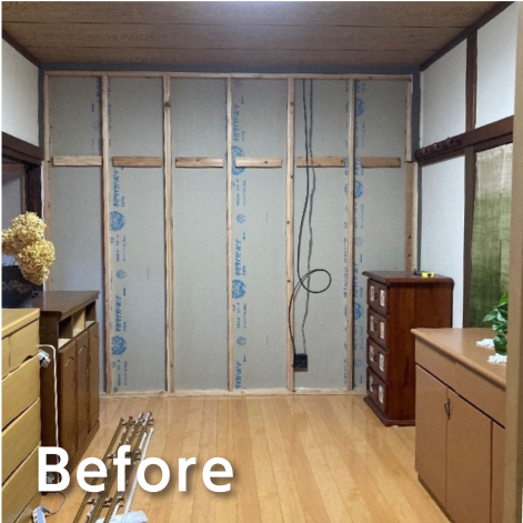 クローゼット新設