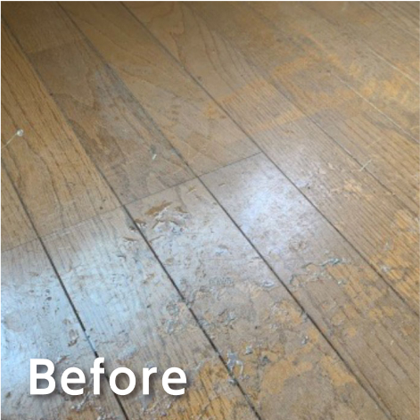 剥離洗浄で頑固な汚れ除去